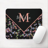 Farbige Libellen personalisiert Mousepad (Mit Mouse)