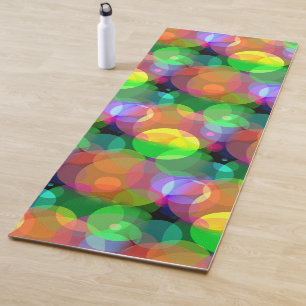 Farbige Lichtblasen Yoga Mat Yogamatte