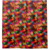 Farbige Lichter Fett Moderner Duschvorhang (Vorderseite)