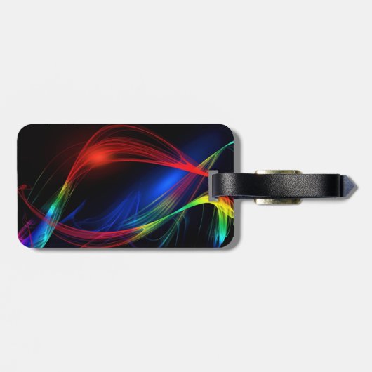 Farbige Lichter - Gepäckmarke Gepäckanhänger (Rückseite horizontal)