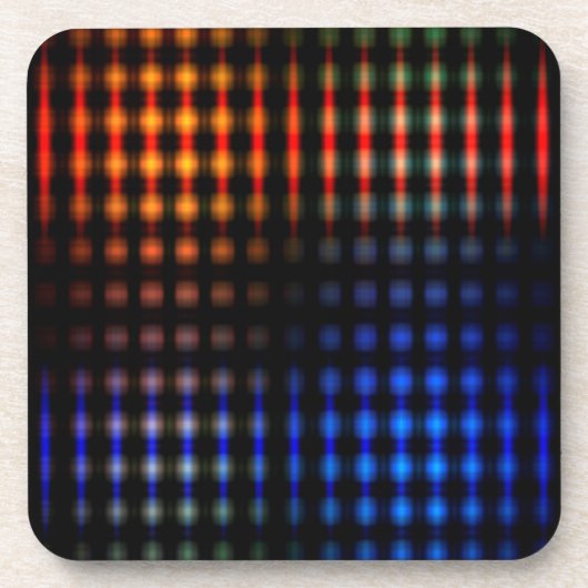 Farbige Lichter Getränkeuntersetzer (Vorderseite)