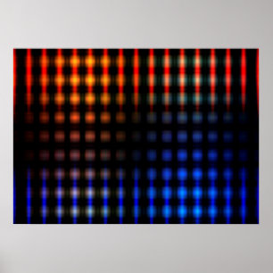 Farbige Lichter Poster