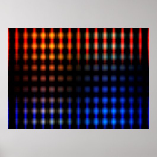 Farbige Lichter Poster (Vorne)