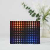 Farbige Lichter Postkarte (Stehend Vorderseite)