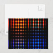 Farbige Lichter Postkarte (Vorne/Hinten)