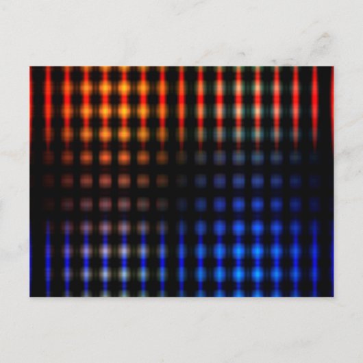 Farbige Lichter Postkarte (Vorderseite)