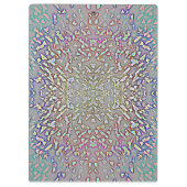 Farbige Lichtreflektionen Klemmbrett (Rückseite)