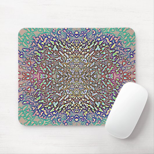 Farbige Lichtreflektionen Mousepad (Mit Mouse)