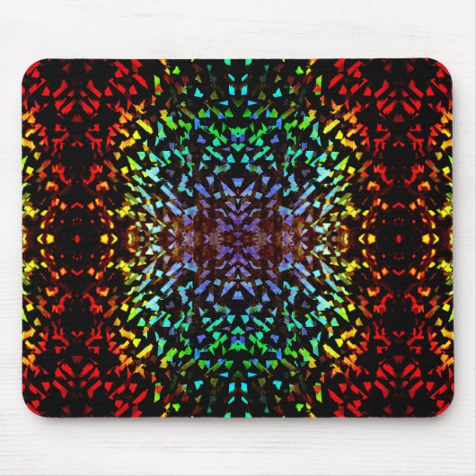 Farbige Lichtreflektionen Mousepad (Vorne)