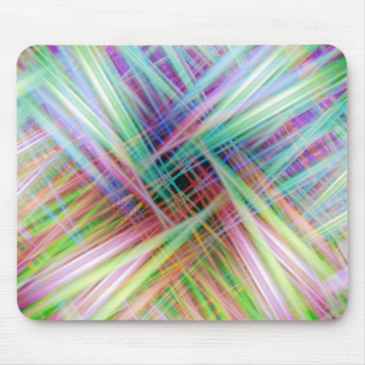 Farbige Lichtspuren Mousepad (Vorne)