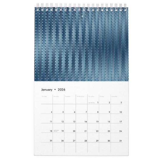 Farbige Lichtstrahlen, Abstrakt & psychedelisch Kalender (Jan 2026)