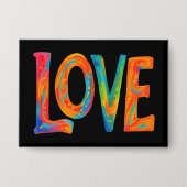 Farbige Liebe Button (Vorderseite)