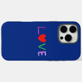 Farbige Liebe Case-Mate iPhone Hülle (Rückseite (Horizontal))