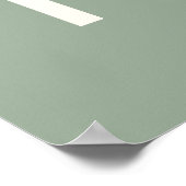 Farbige Liebe horizontales Poster (Ecke)