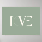 Farbige Liebe horizontales Poster (Vorne)