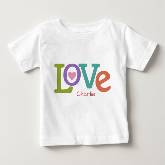 Farbige Liebe individuelle Name Shirts & Jacken (Vorderseite)
