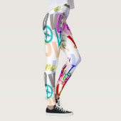 Farbige LIEBE Leggings (Rechts)