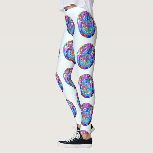farbige Liebe Leggings (Links)