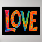 Farbige Liebe Poster (Vorne)