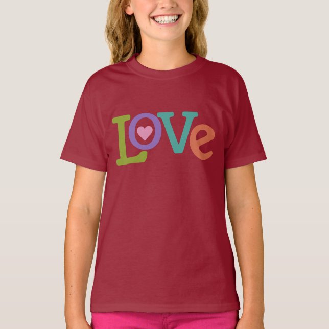 Farbige Liebe Shirts und Jacken (Vorderseite)