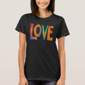 Farbige Liebe T-Shirt (Vorderseite)