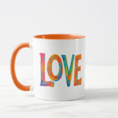 Farbige Liebe Tasse (Links)