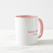 Farbige Liebe Typografie Coffee Tasse (VorderseiteRechts)