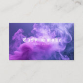 Farbige Lila Raucher-Vape-Shop-Visitenkarte Visitenkarte (Vorderseite)