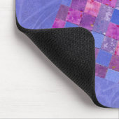 Farbige Lila Texturierte Maus-Pad Mousepad (Ecke)