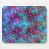 Farbige Lila- und 3D- oder rosa Dreiecke Mousepad (Vorne)