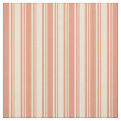 Farbige Lines aus Beige und Dunklem Lachs Stoff (Muster)