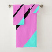 Farbige Linien Badhandtuch Set (Insitu)