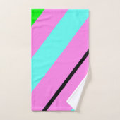 Farbige Linien Badhandtuch Set (Handtuch)