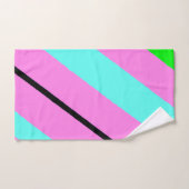 Farbige Linien Badhandtuch Set (Handtuch)