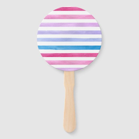 Farbige Linien Fächer (Rückseite)