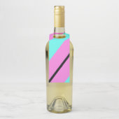 Farbige Linien Flaschenanhänger (Auf Flasche)