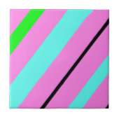 Farbige Linien Fliese (Vorderseite)