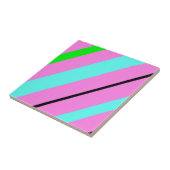 Farbige Linien Fliese (Seite)