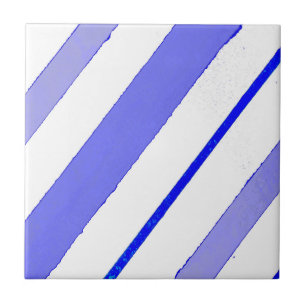 Farbige Linien Fliese