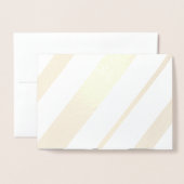 Farbige Linien Folienkarte (Vorderseite mit Umschlag)