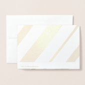 Farbige Linien Folienkarte (Rückseite mit Umschlag)