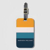 Farbige Linien - Gepäckmarken Gepäckanhänger (Vorderseite Vertikal)