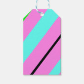 Farbige Linien Geschenkanhänger (Vorderseite)
