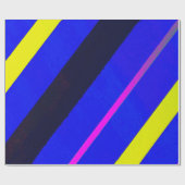 Farbige Linien Geschenkpapier (Flach)