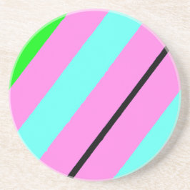 Farbige Linien Getränkeuntersetzer