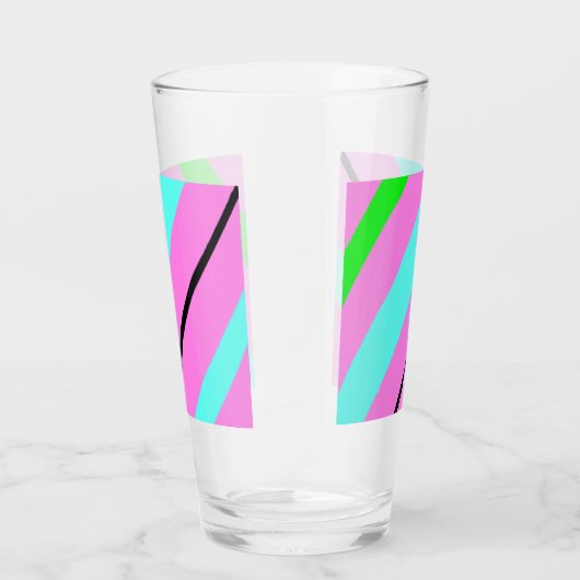 Farbige Linien Glas (Rechts)