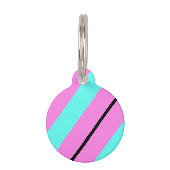 Farbige Linien Haustiermarke (Vorderseite)