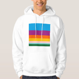Farbige Linien Hoodie