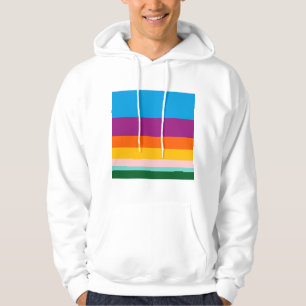 Farbige Linien Hoodie