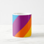 Farbige Linien Kaffeetasse (Mittel)